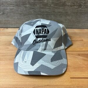 Napa Hat Cap Snapback Gray Cracked Camo Hunting Outdoors A1